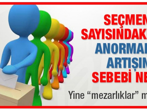Seçmen Sayısında Anormal Artış sebebi nedir?