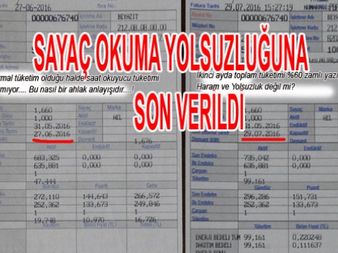 Elektrik sayaçlarını okumaya sınır getirildi