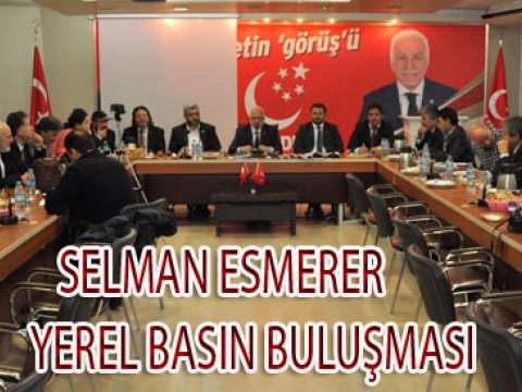 İBB Başkan Adayı Selman Esmerer yerel basın buluşması