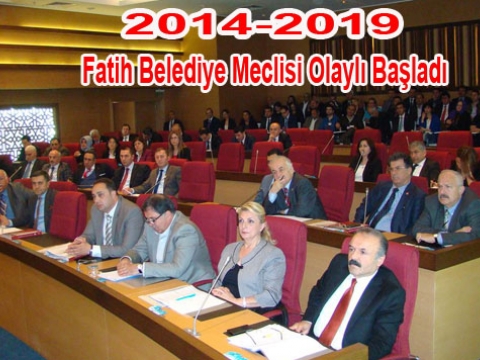 Fatih belediyesi 2013 yılı faaliyet raporu görüşmelerinde gene Kargaşa/arbede yaşandı.