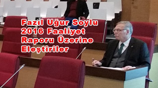 2016 Yılı Faaliyetleri Üzerine Genel bakış