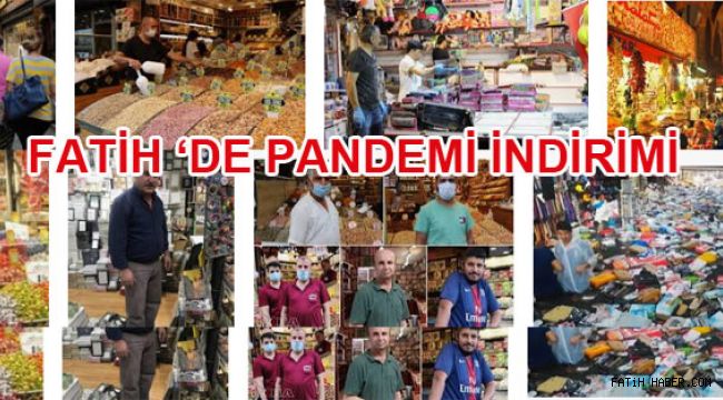 Fatih Esnaflarından büyük indirim başlıyor 