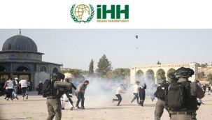 İHH Kudüs'e destek gösterisi 