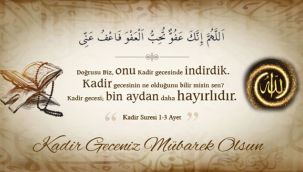 Kadir Gecesi Duası ve Günlük dualar 