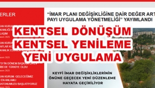 İmar değişikliği rantına Bakanlık el koydu