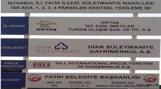 Süleymaniye projesi sahibi kim?
