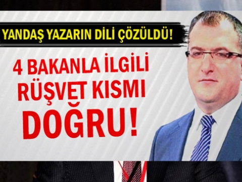 Yandaş yazarlardan itiraflar geliyor