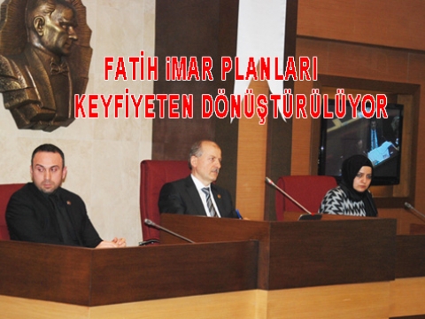 CHP Fatih belediye meclisi üyeleri BİZDE ALLAHTAN KORKUYORUZ