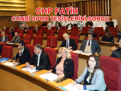 Fatih CHP Teşkilatı Kadırga spora sahip çıktı
