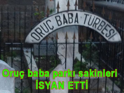 Mahalleli zincirleri kırarak Oruç Baba Parkı'na girdi