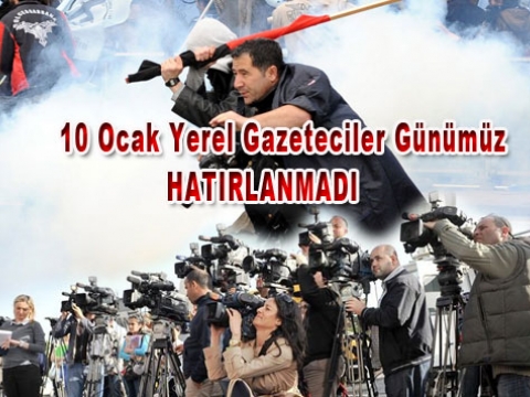 Fatih'te 10 Ocak yerel gazeteciler gününü hatırlamadı