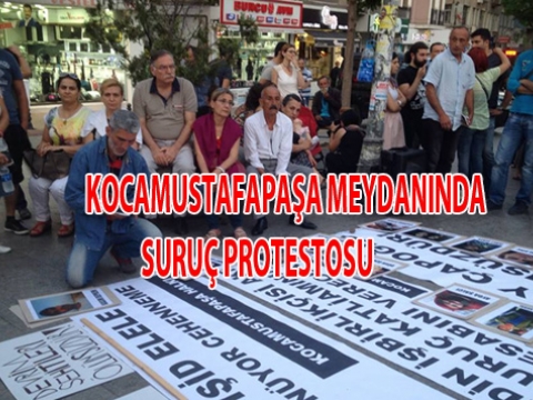 Kocamustafapaşa Meydanında Suruç Katliamı Protestosu