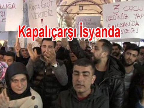 Kapalıçarşı Esnafı kendini bedestene kilitledi