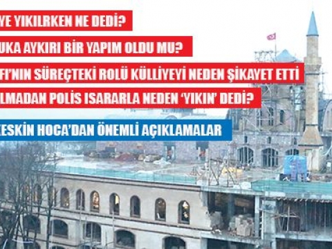 Mahmutefendi Külliyesine Yıkım Emri nereden geldi