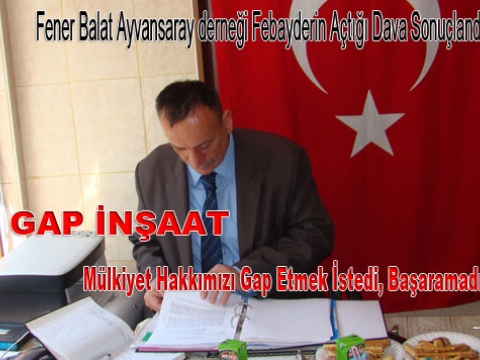 Mahkeme Fatih Belediyesinin "GASP" gibi kamulaştıma kararını iptal etti.