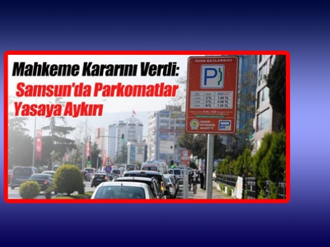 Ceza Mahkemesi:Parkomatlar Yasaya Aykırı