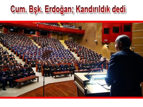 RT Erdoğan; Ergenekon davasında Aldatıldık