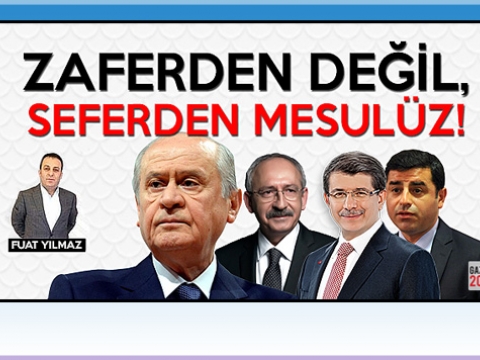 Bahçeli; Zaferden Değil, Seferden Mes'ulüz!