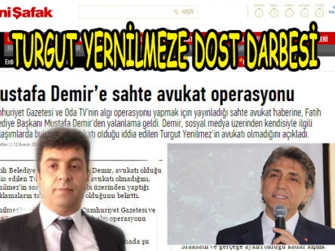 Turgut Yenilmez Yenişafak'ın vefasızlığına isyan etti.