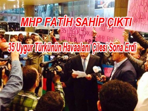MHP Fatih Uygur Muhacirlerine sahip çıktı