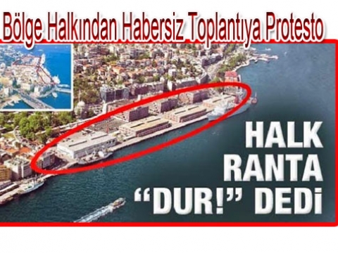 Galataport ÇED toplantısı halkın protestosuyla iptal edildi