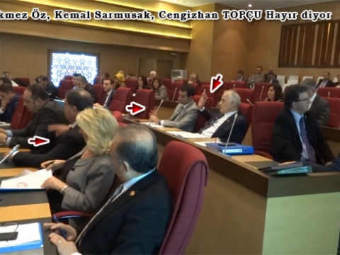 Fatih belediyesi meclisi 06 Şubat 2015 günkü oturumundan görüntüler.