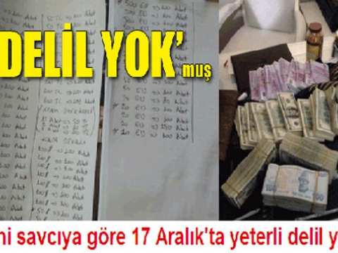 Yeni atanan savcıya göre 17 Aralık'ta yeterli delil yok!