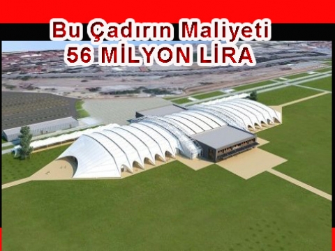 İmarsız Alana İBB'den Etkinlik çadırı 