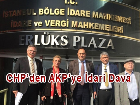 CHPli üyeler Fatih Belediyesine Yeni bir dava açtı.