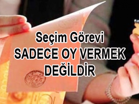 Seçim Günü Yapılması gereken önemli işler