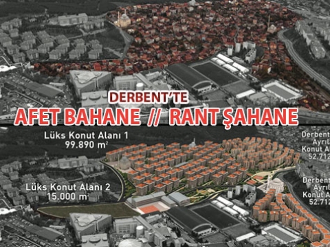  Afet Bahane Amaç her yerde Rantsal Projelerin Önünü açmak...