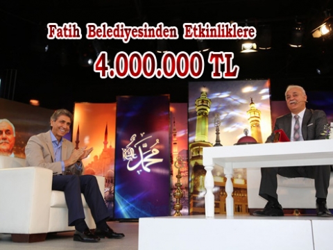Fatih Belediyesi 2015 yılı etkinlik faturası