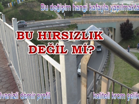 METROBÜS KÖPRÜSÜNDE GARİP TADİLAT