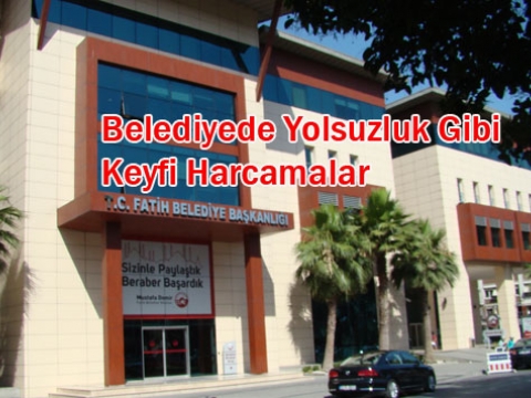 Fatih belediyesinden reklam harcamaları