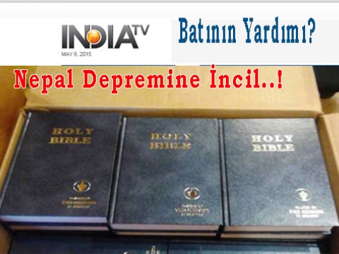 Batılının Nepal depremine yardımı böyle