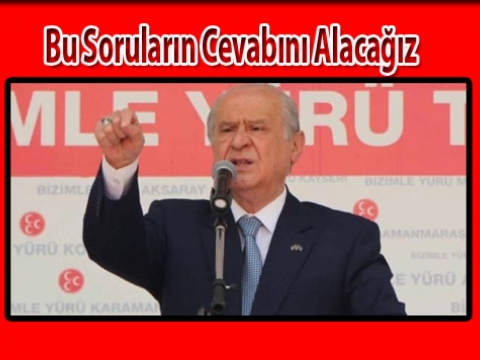 Devlet Bahçeliden İktidara gündemi değiştiren 5 soru