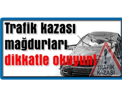 Trafik Kazası sonucunda aracınızda DEĞER KAYBI