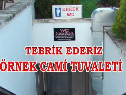 Bütün camilerimiz için örnek bir uygulama