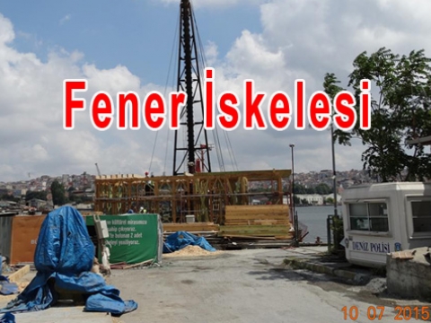Nihayet Haliç İskelelerimiz inşa edilmeye başlandı