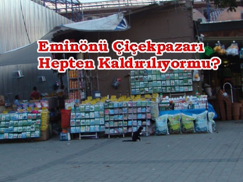 Eminönü Çiçekçileri yıkılacak mı?