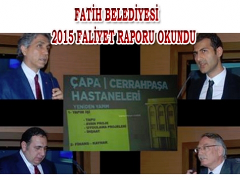 Fatih Beld. 2015 Faaliyet Raporu