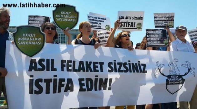 Asıl afet sizsiniz istifa edin!