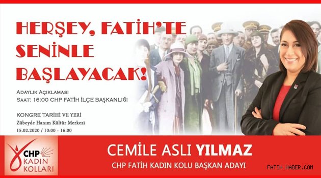 CHP Fatih kadın k. seçimine giderken