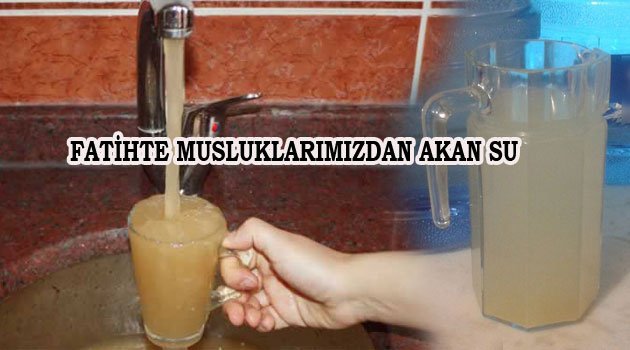 Fatihte musluklardan çamur akmaya devam ediyor. 