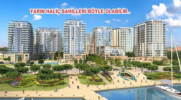 Haliç Kıyılarına 24.50 yükselikte bloklar dikiliyor