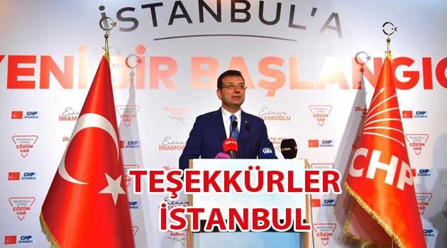 İmamoğlu Kesin Kazandık