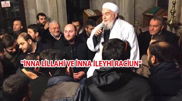"İNNA LİLLAHİ VE İNNA İLEYHİ RACİUN"