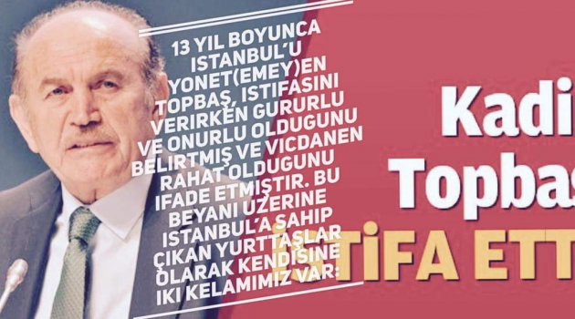 İstanbul'a sahip çıkma mücadelesi