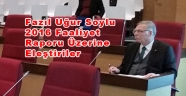 2016 Yılı Faaliyetleri Üzerine Genel bakış