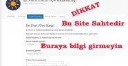 İyi Partiye Sahte Site kurdular